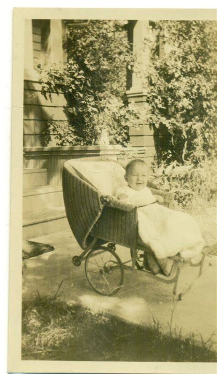 1929 James Montel Baby Boy in Wicker Carriage Stroller Lebanon Etsy