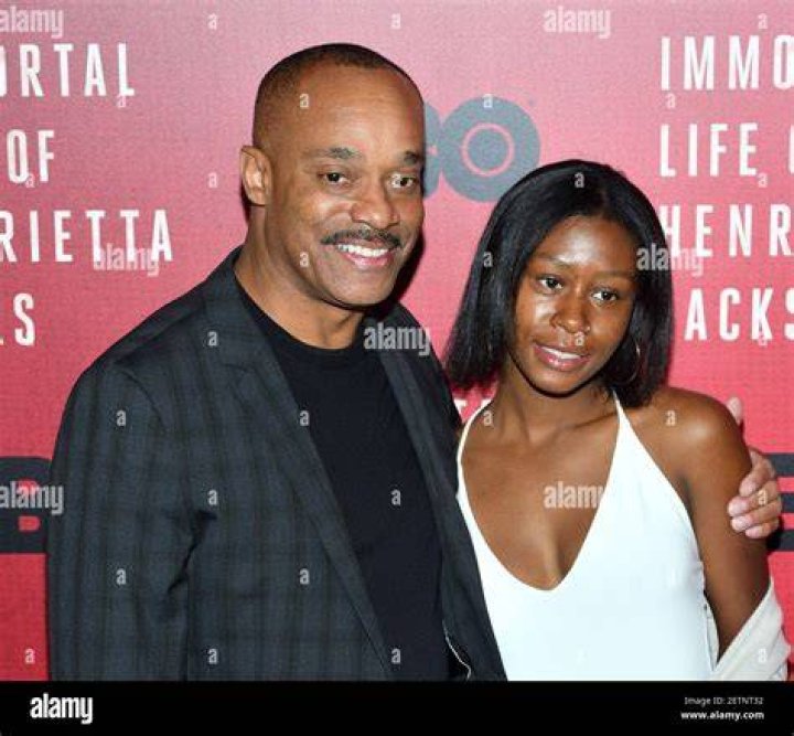 Actor Rocky Carroll and daughter Elissa attend the HBO Films