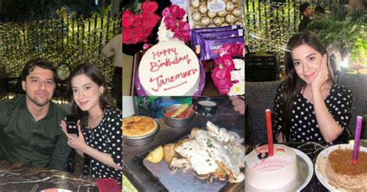 Arisha Razi Khan Celebrates Birthday With Her Husband Reviewit.pk