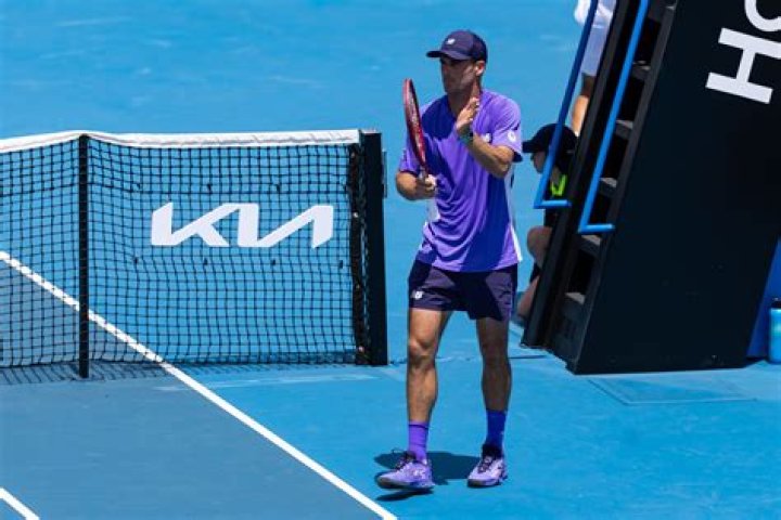 Australian Open Tommy Paul moment with girlfriend Paige Lorenze caught