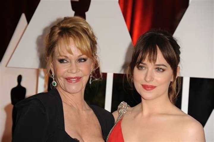 Dakota Johnson With Her Mother Melanie Griffith Walking Around