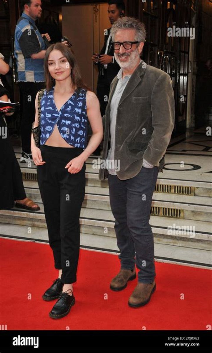 David Baddiel and Dolly Loveday Baddiel attending the world premiere of