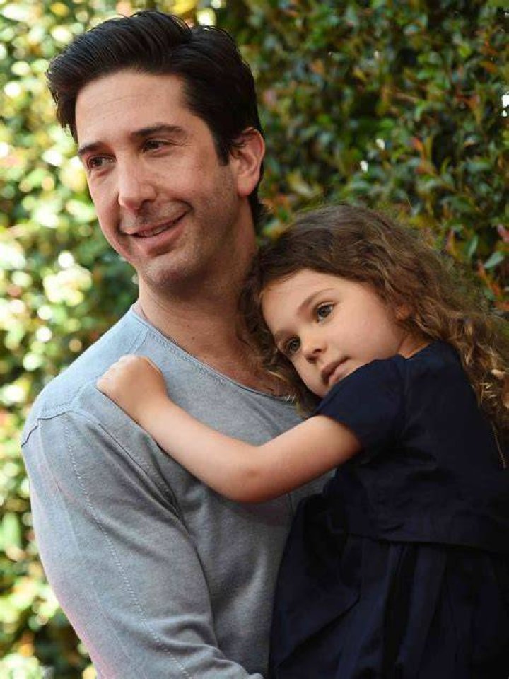 David Schwimmer and daughter Cleo wear matching burgundy coats Daily
