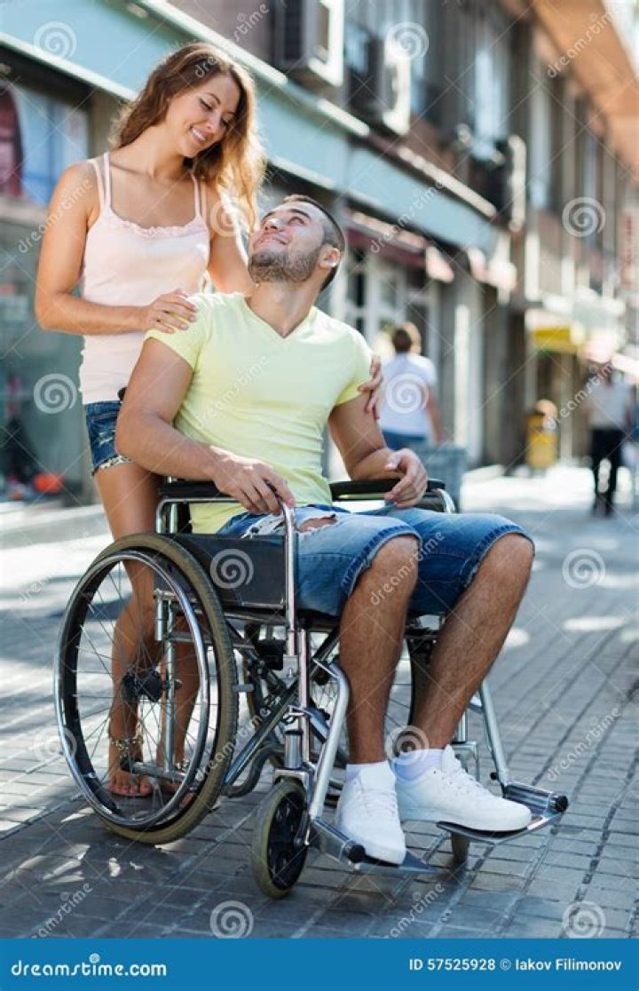 Disabled Man in a Wheelchair Dreaming of Running Stock Photo Image of
