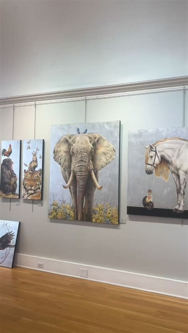 Her love of painting began in childhood, blossomed after retirement