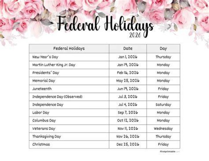 Holidays