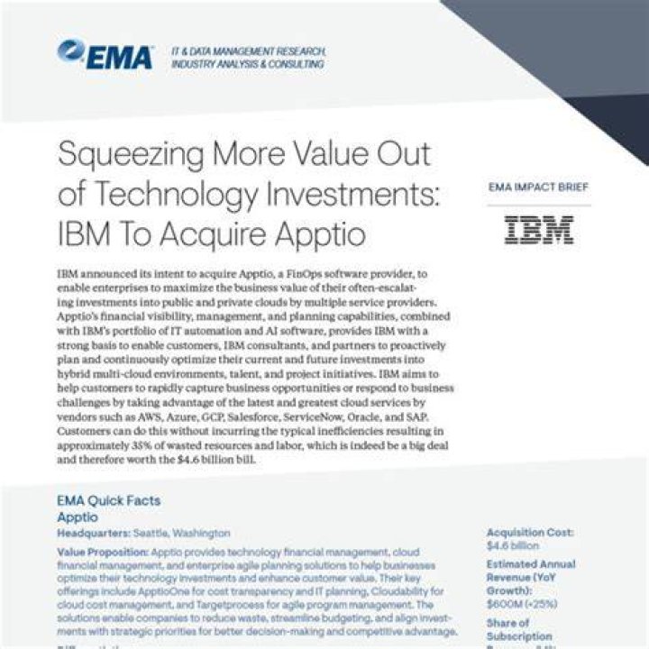 IBM Can&rsquo;t Acquire Its Way Into Tech&rsquo;s Top Ranks Bloomberg