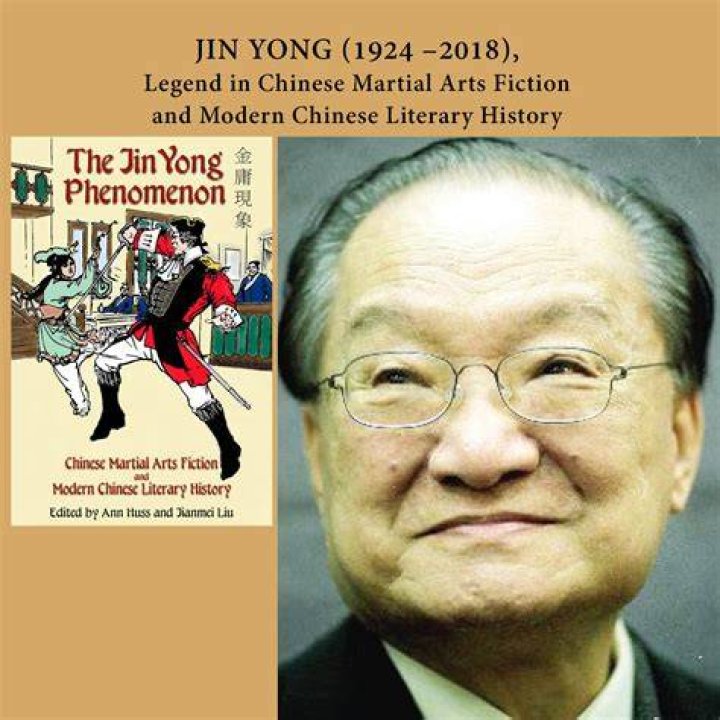 Jin Yong (19242018) Legend in Chinese Martial Arts Fiction and Modern