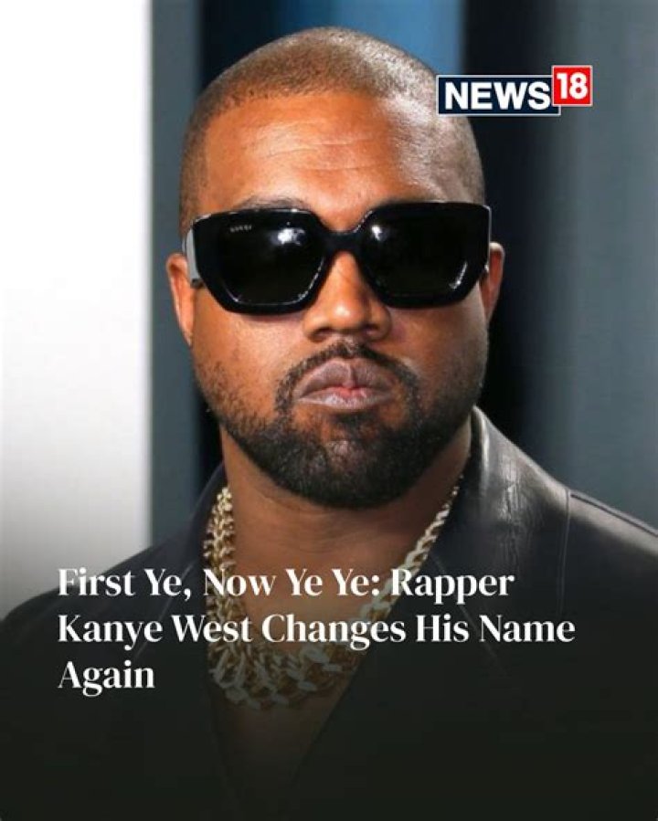 Kanye West files documents to legally change his name to 'Ye