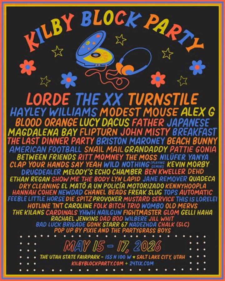 Kilby Block Party lineup announced, tickets on sale