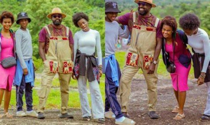 Kunle Afolayan counts his blessings as he shows off his children