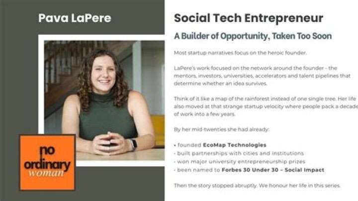 Meet the Entrepreneur Pava LaPere Helps Student Startups Start Up