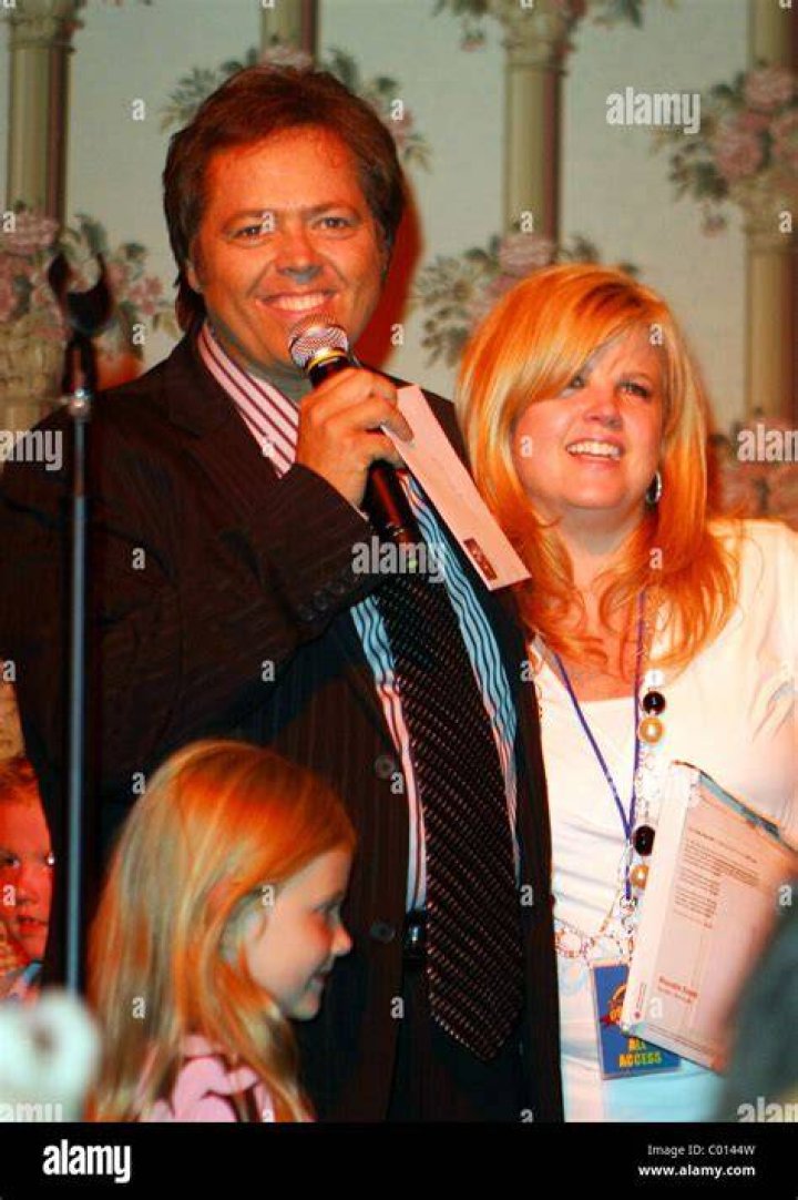 Michelle and Jimmy Osmond and their first child, Sophia with his