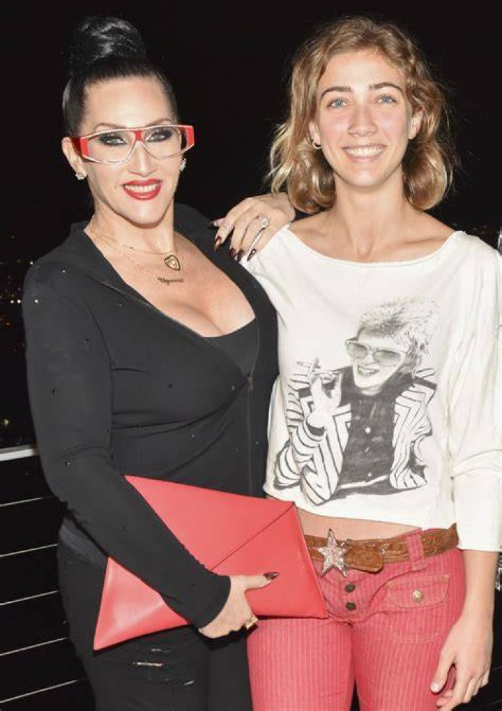Michelle Visage, daughter Lillie Case, and writer Our Lady J pose for