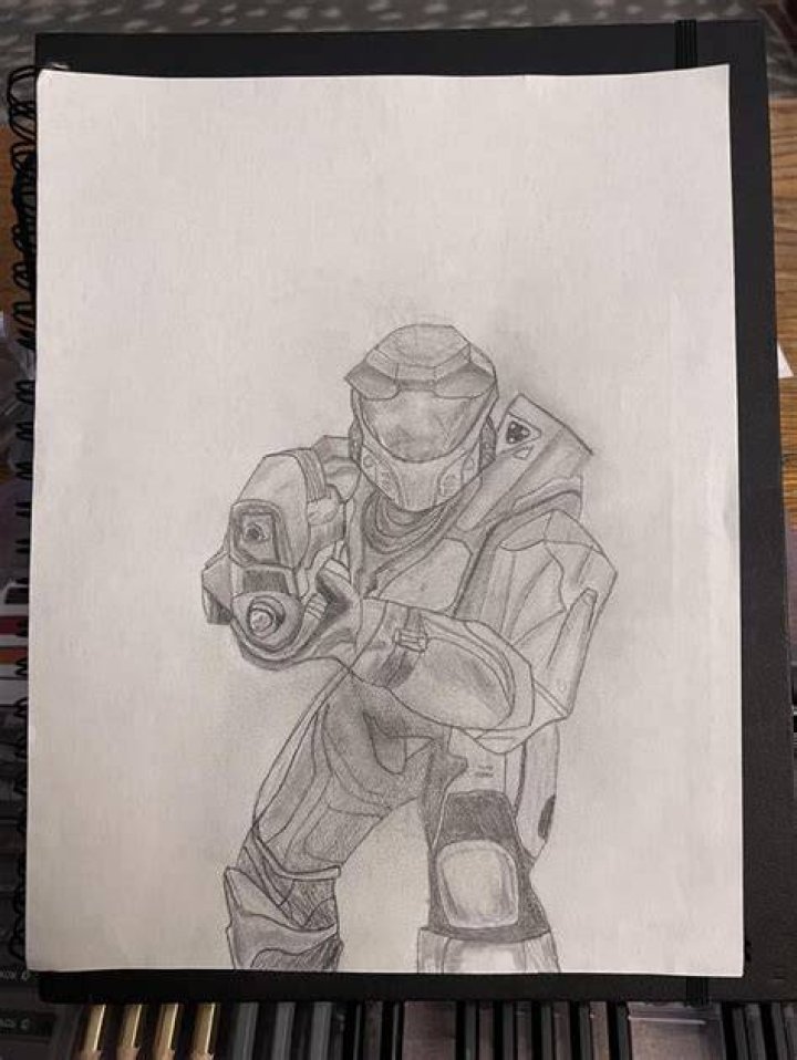 My attempt at the CE death pose. r/halo