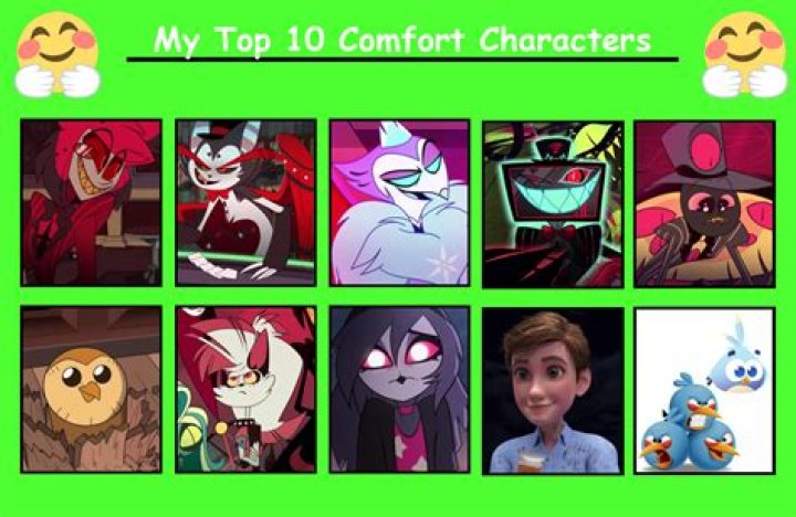My Top 10 Comfort Characters by SonicAndTailsfan64 on DeviantArt