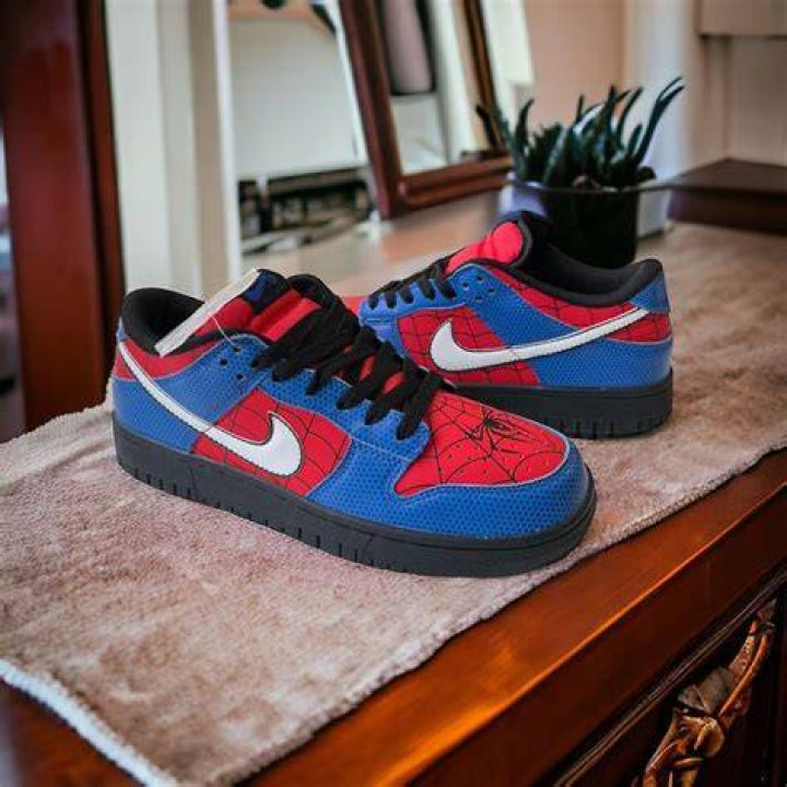 Nike Nike Dunk Spiderman Sample 2003 Rare Grailed