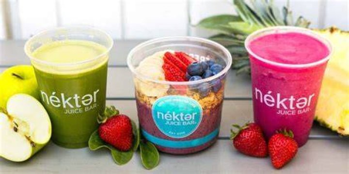 Organic healthy smoothie from Nekter Juice Bar in Knoxville, TN. Made