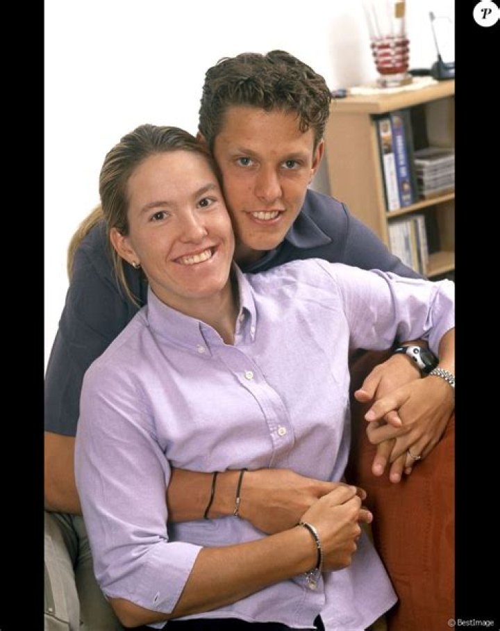 Photo Justine Henin et son exmari PierreYves Hardenne &agrave; Roland