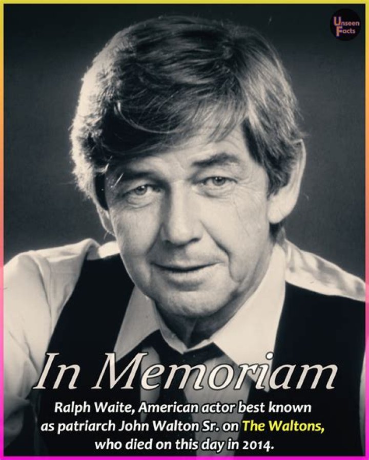 R.I.P Ralph Waite American actors, Movie stars, Actors