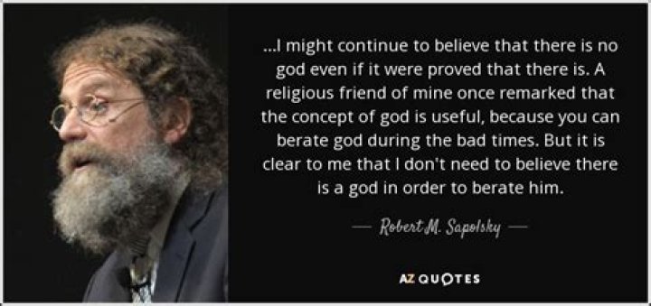 Robert Sapolsky Doesn’t Believe in Free Will. (But Feel Free to