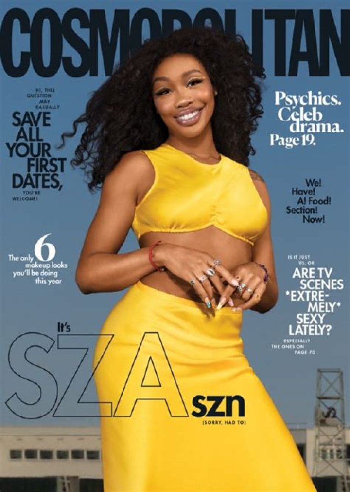 SZA for Cosmopolitan Magazine Lipstick Alley