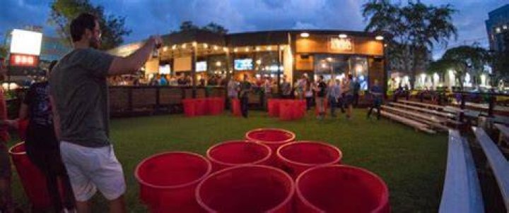 Tampa Teasers Grocery store in Seminole Heights, adult playground