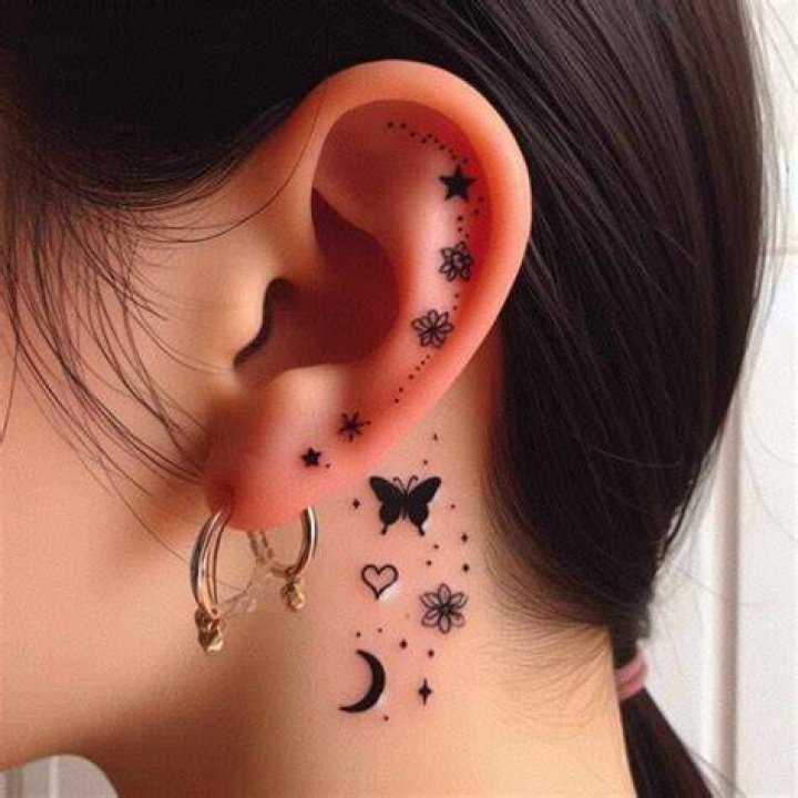 Tatuajes detr&aacute;s de la oreja para hombres dise&ntilde;os e ideas Tatuantes