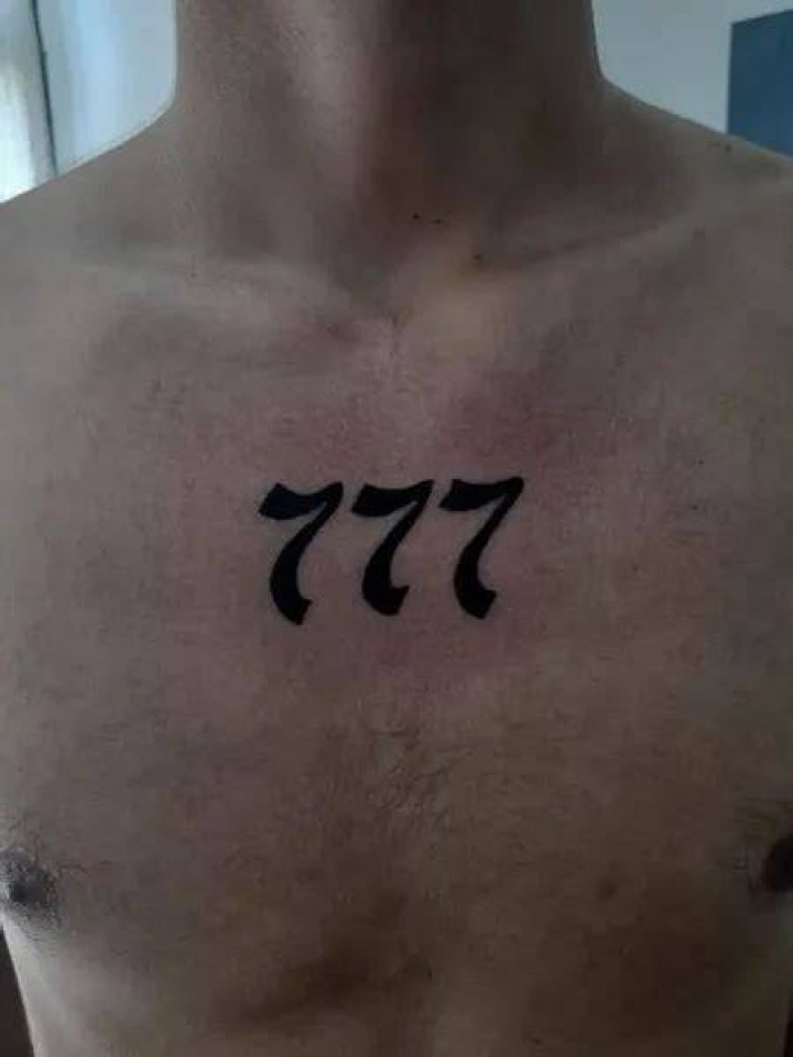 Top 65+ 777 chest tattoo super hot in.cdgdbentre