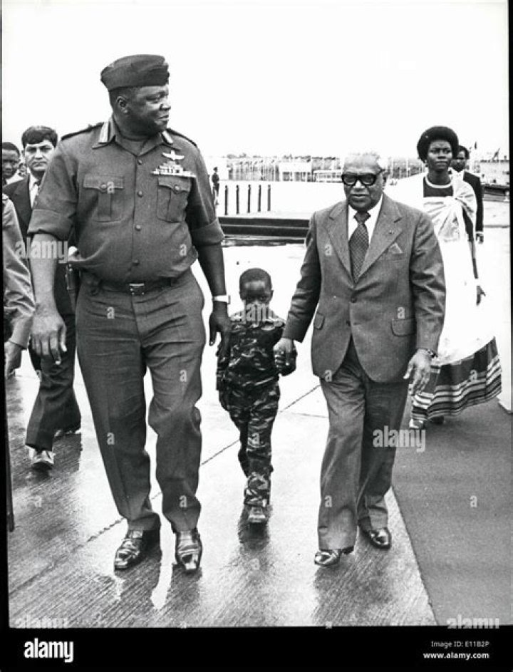 Young Idi Amin Dada with bride Idi amin, Ugandan, Dictator